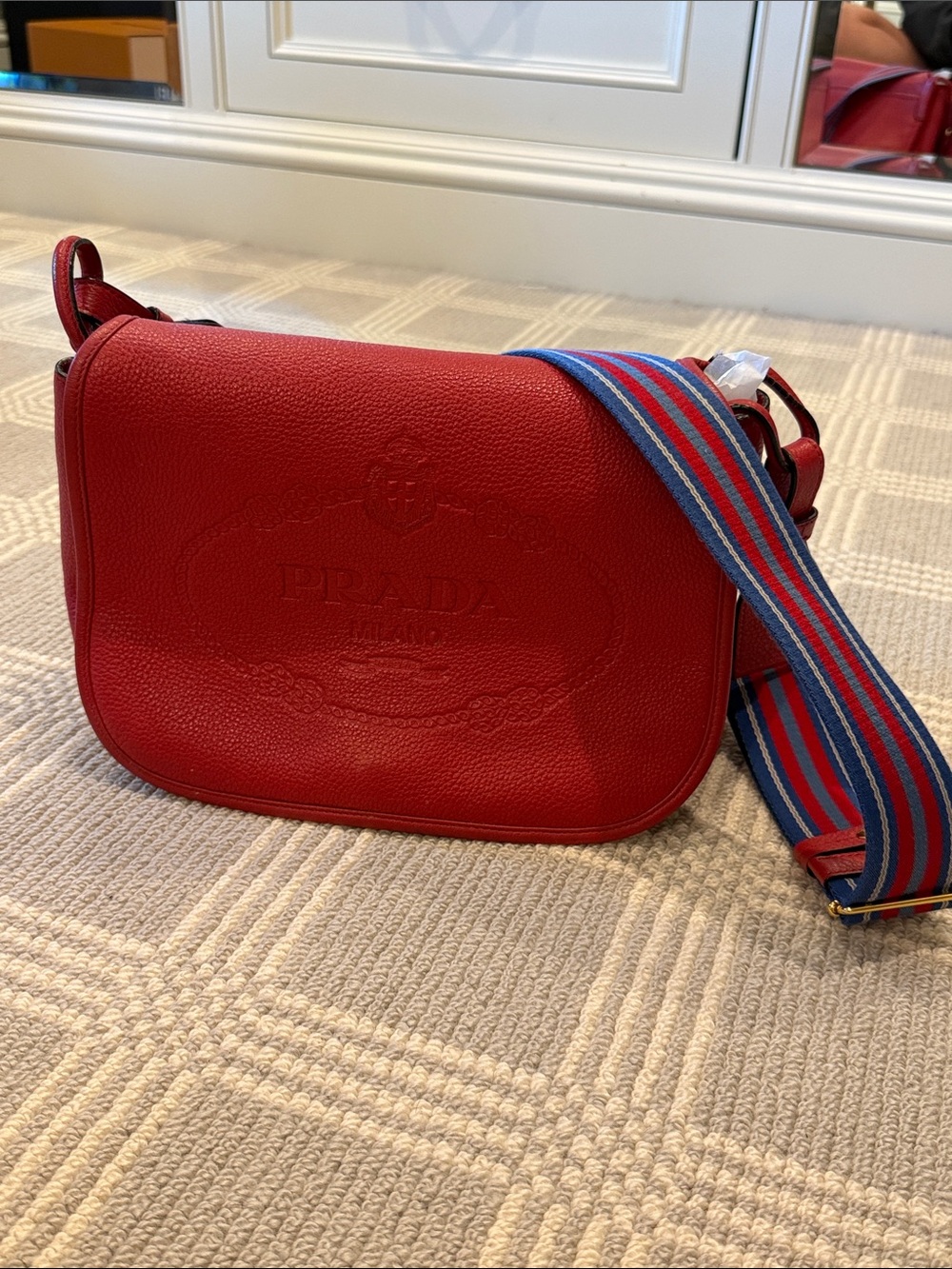 Prada Red Crossbody Bag